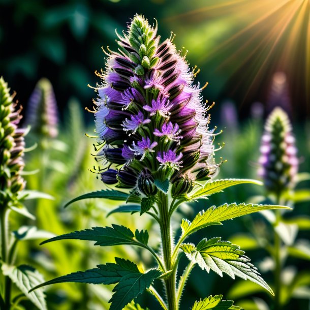 Portrait of a black motherwort