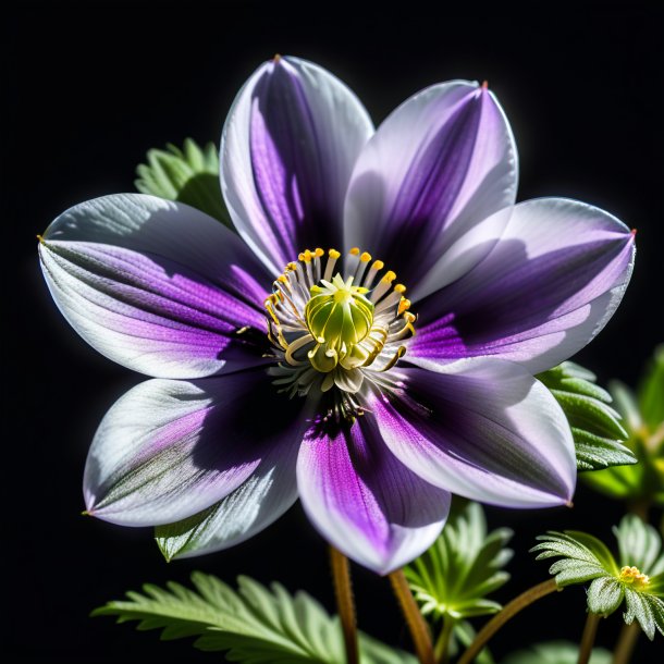 Image of a black wood anemone