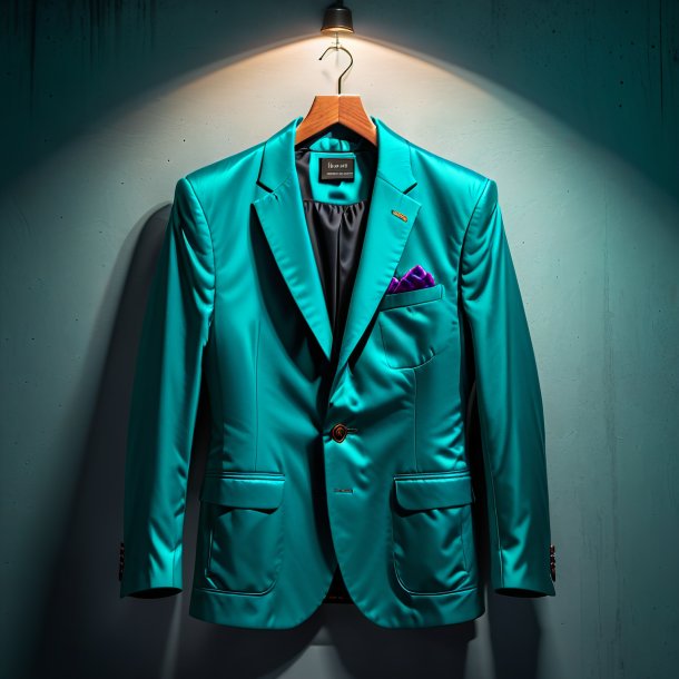 Picture of a teal jacket from concrete