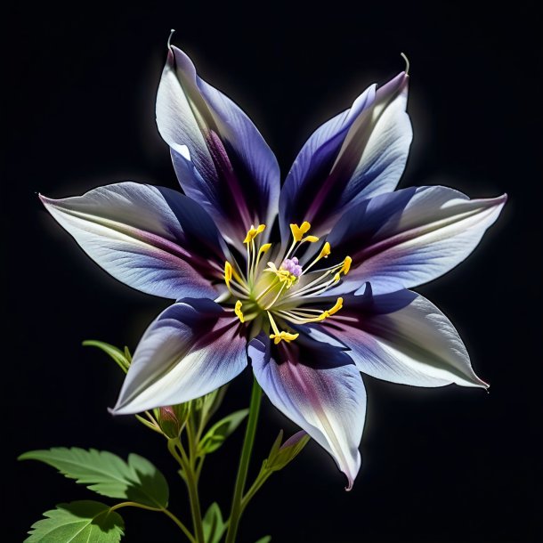 Image of a charcoal columbine