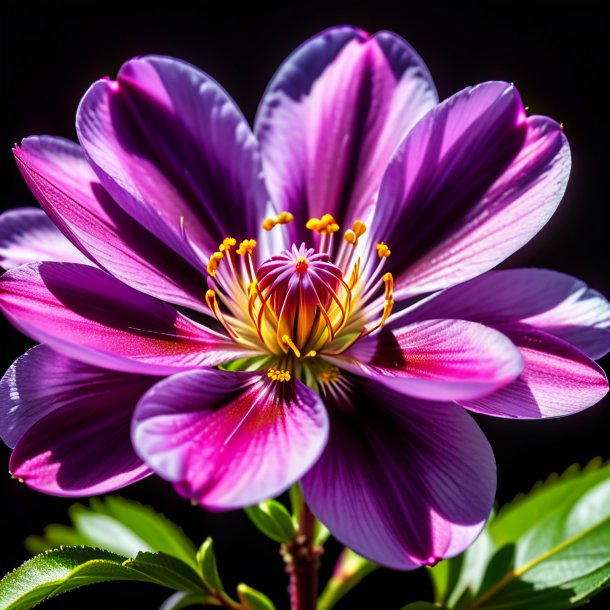 Portrait of a plum gillyflower, mahon's