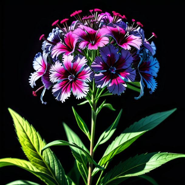 Sketch of a charcoal sweet william