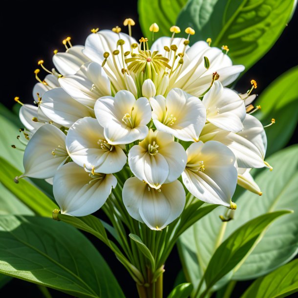 Portrait of a ivory hogbean