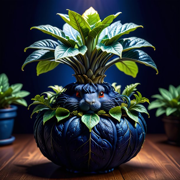 Pic of a navy blue mandrake