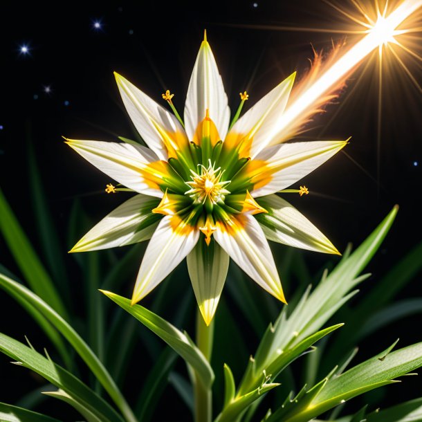 Imagery of a khaki star of bethlehem