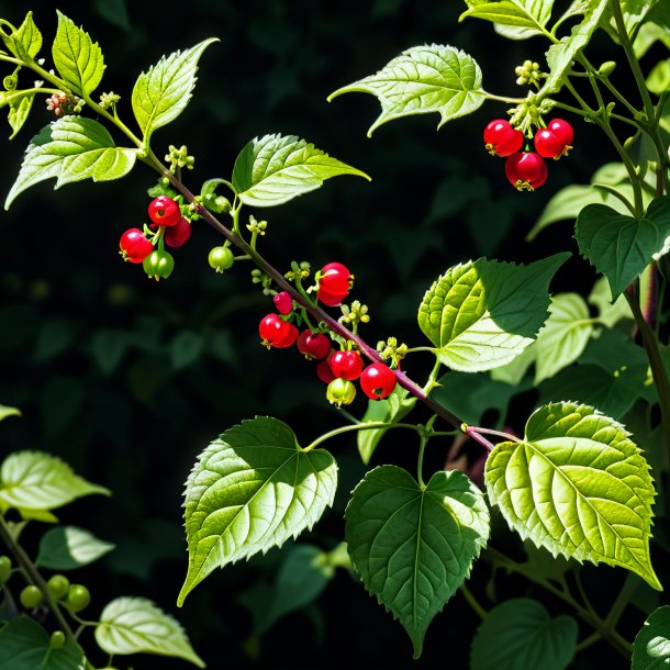 Drawing of a black bryony