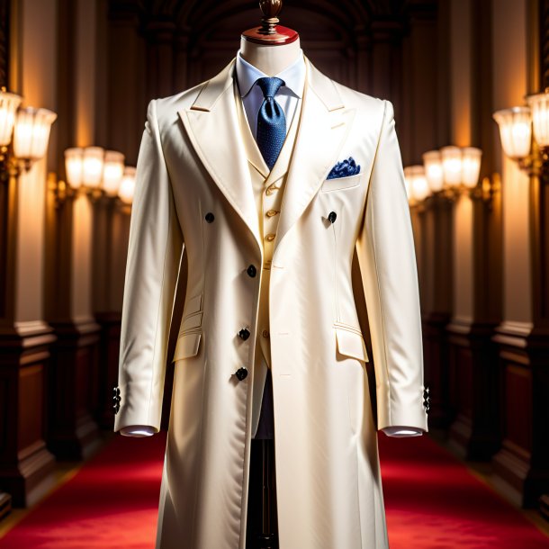 Pic of a ivory coat from paper