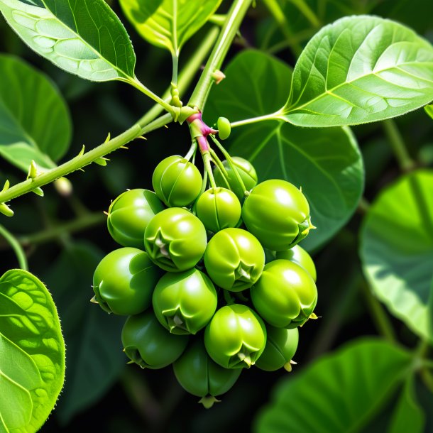 Sketch of a pea green uva ursi