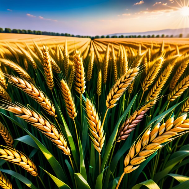 Photo d'un gilet de blé de métal