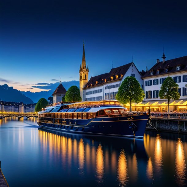 Imagen de una lucerne azul marino