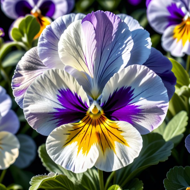 Pic of a silver pansy