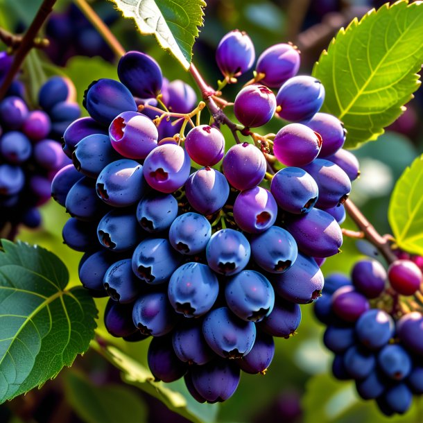 Pic d'une uva ursi pourpre