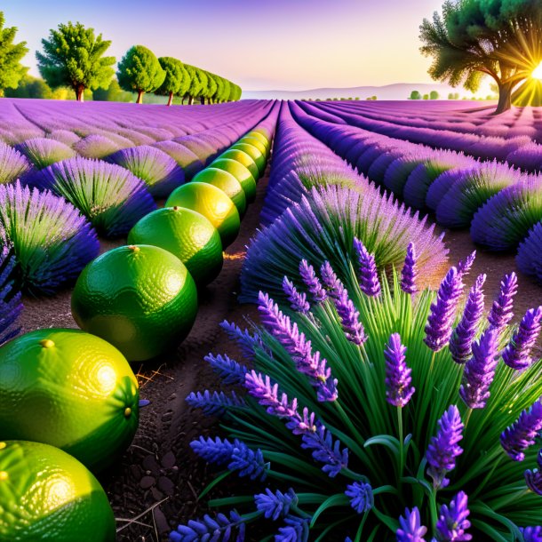 Image of a lime lavender