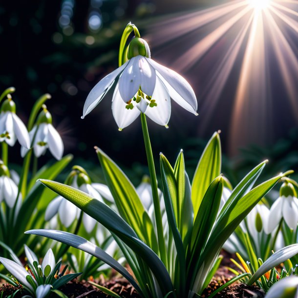 Photo of a silver snowdrop