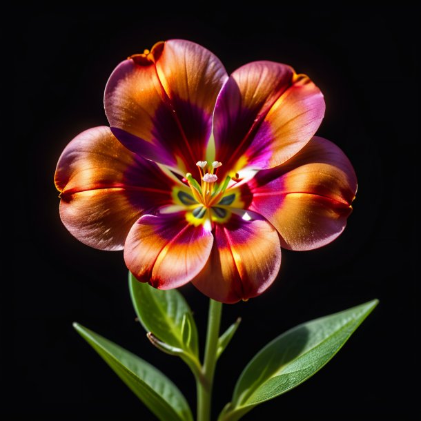 Image of a brown pimpernel, red