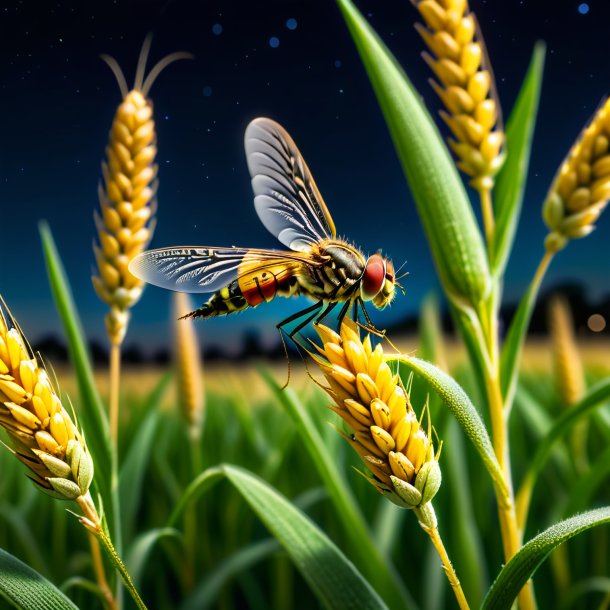 Photography of a wheat catch-fly, night-flowering