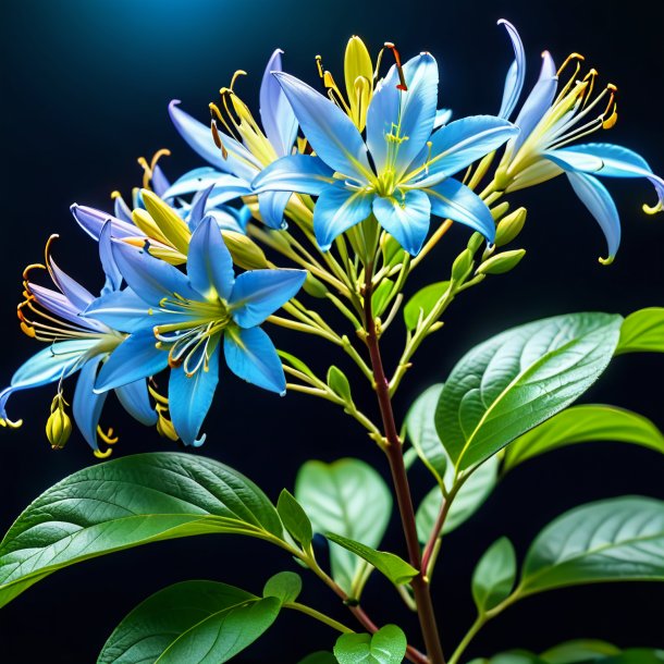 Figure of a azure honeysuckle