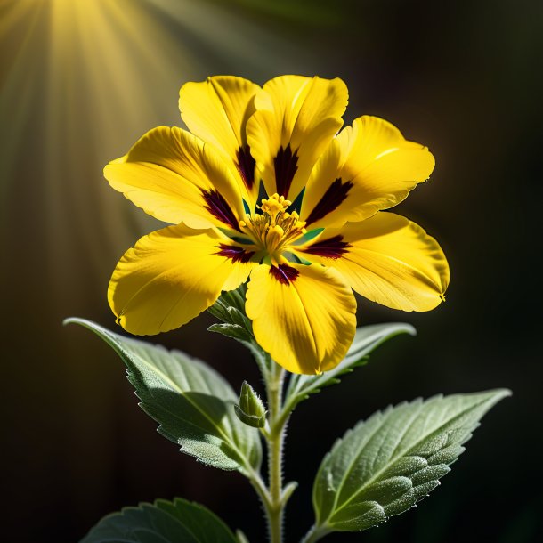 Imagen de un wallflower amarillo