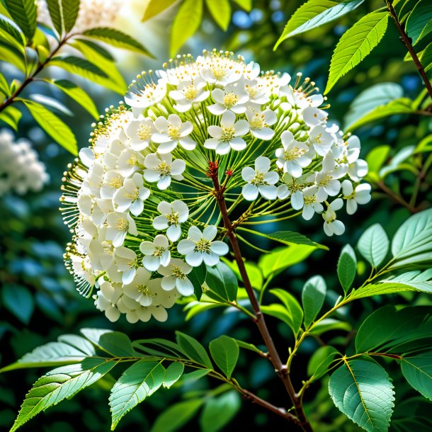 Figure of a white rowan