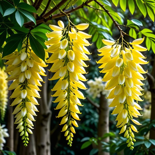 Représentation d'un laburnum d'ivoire