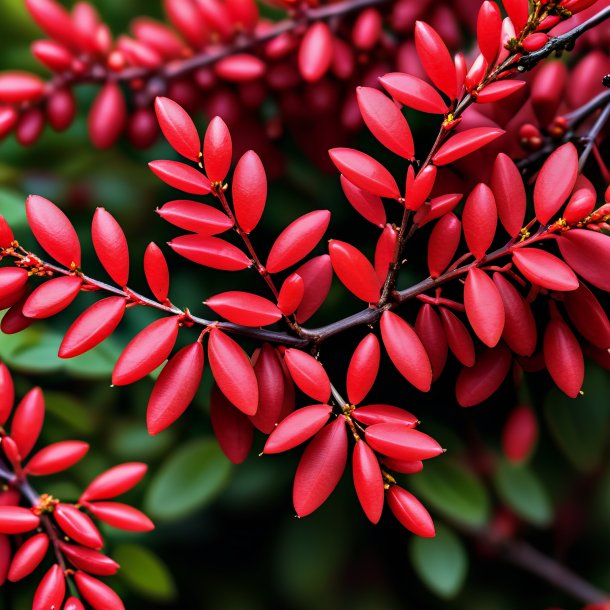 Pic of a red barberry