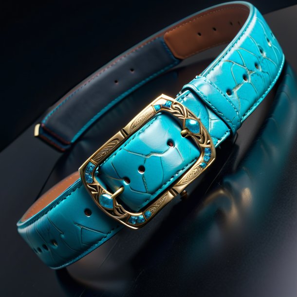 Image d'une ceinture cyan de pierre