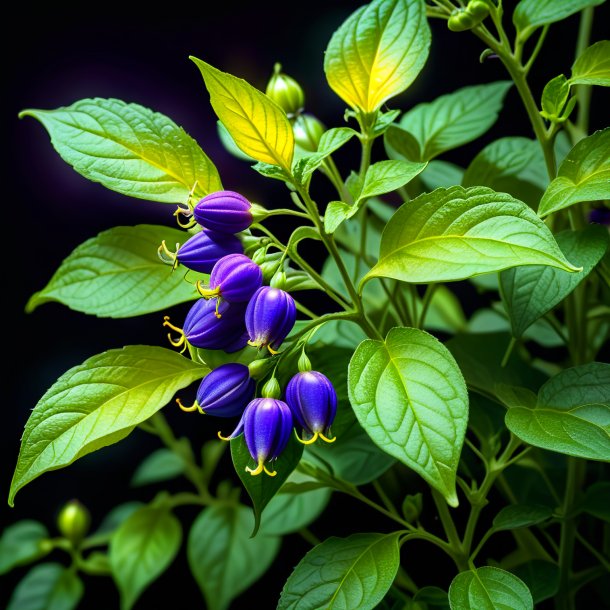 Portrait of a olden nightshade