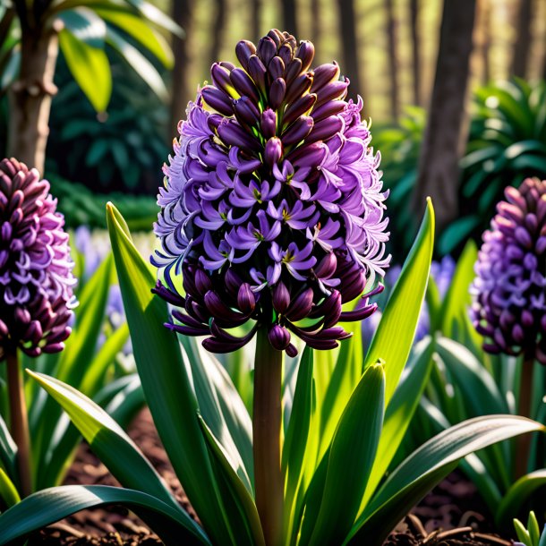 Picture of a brown hyacinth, wild