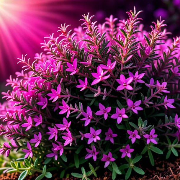 Picture of a hot pink thyme