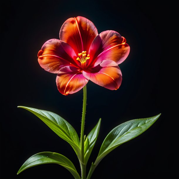 Image of a olden pimpernel, red