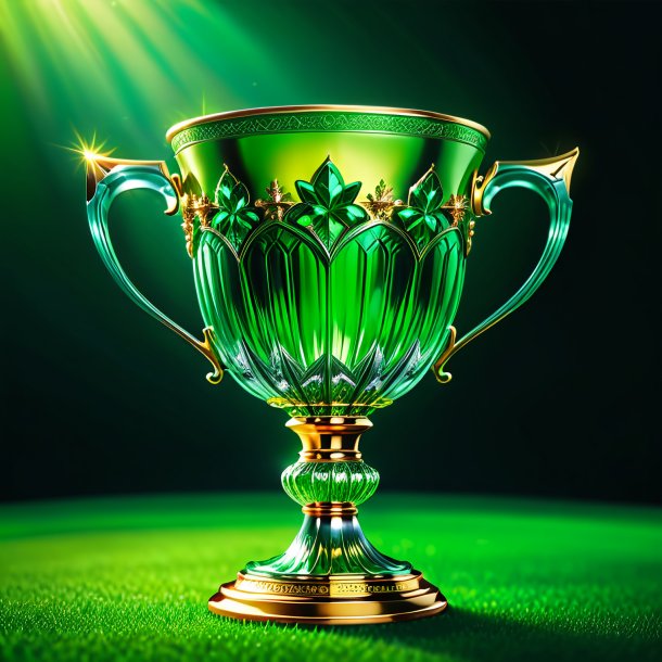 Illustration of a green queen's cup