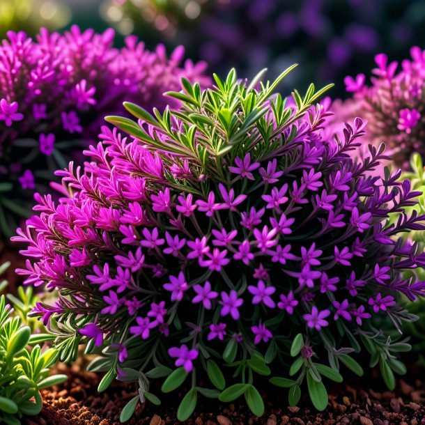 Picture of a magenta thyme