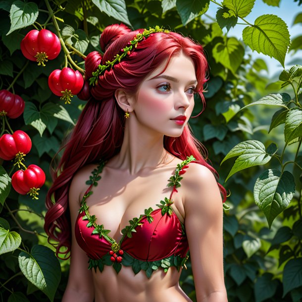 Figure of a crimson bryony