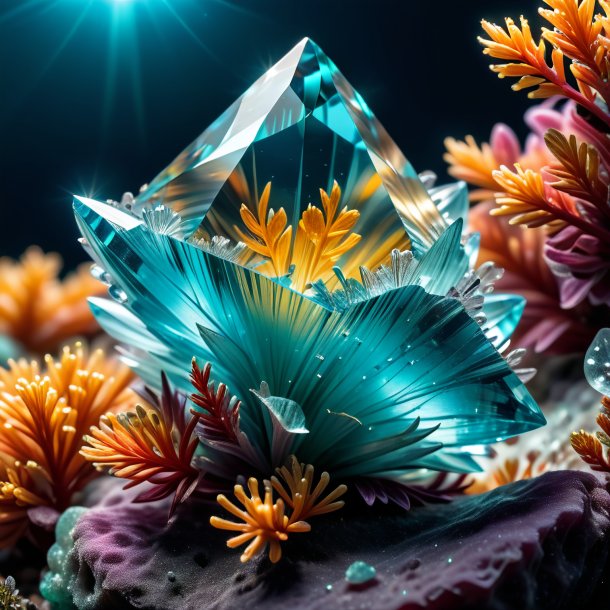 Foto de um hedysarum aquamarine