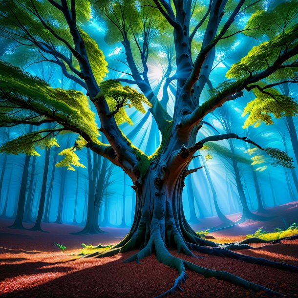 Picture of a blue beech