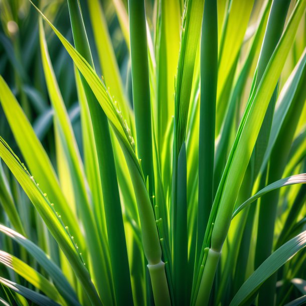 Pic of a pea green reed