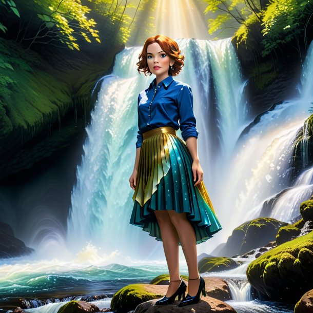 Image of a haddock in a skirt in the waterfall