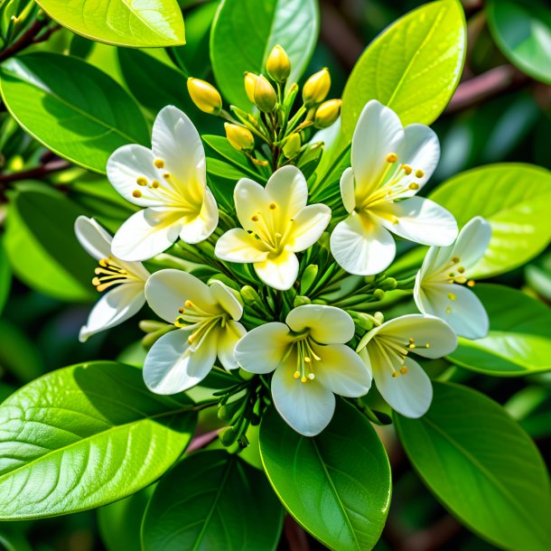 "dépiction d'une jessamine de chaux, espagnol"