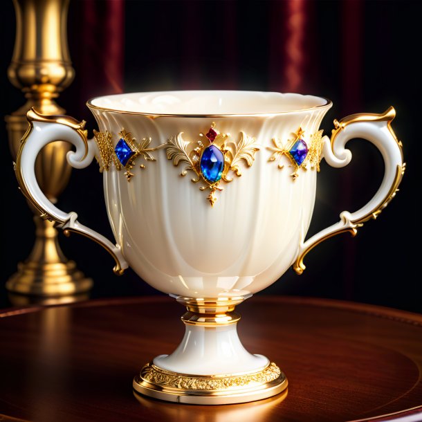 Depiction of a ivory queen's cup