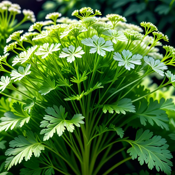 Depiction of a white parsley