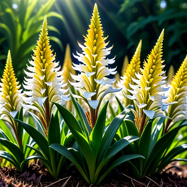 Clipart of a white broomrape