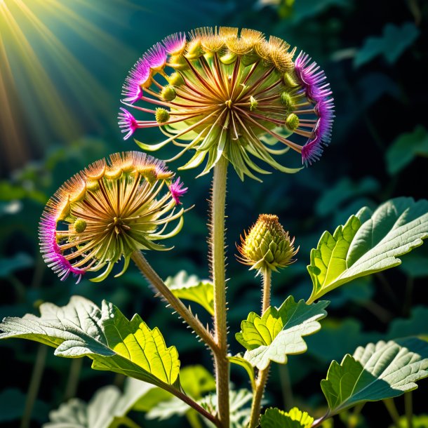 Photography of a olden burdock