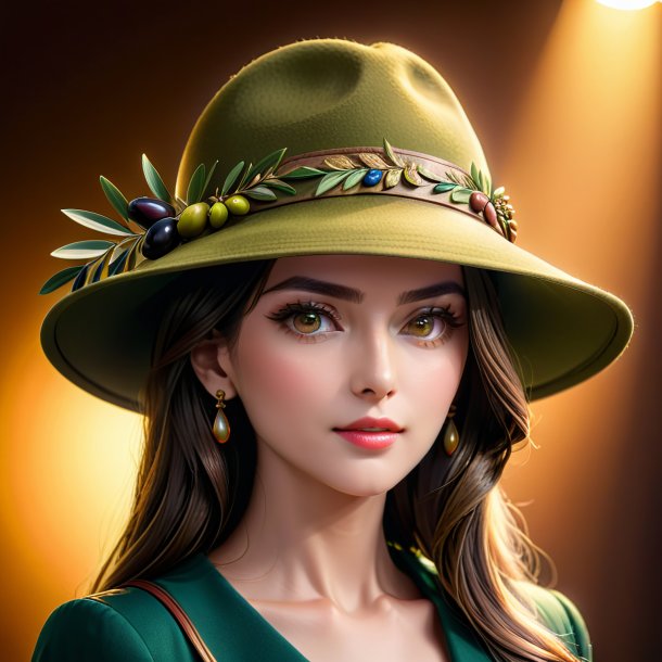 Photo d'un chapeau d'olive d'argile