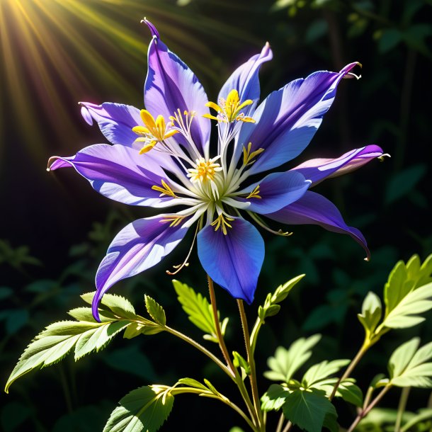 Sketch of a olden columbine