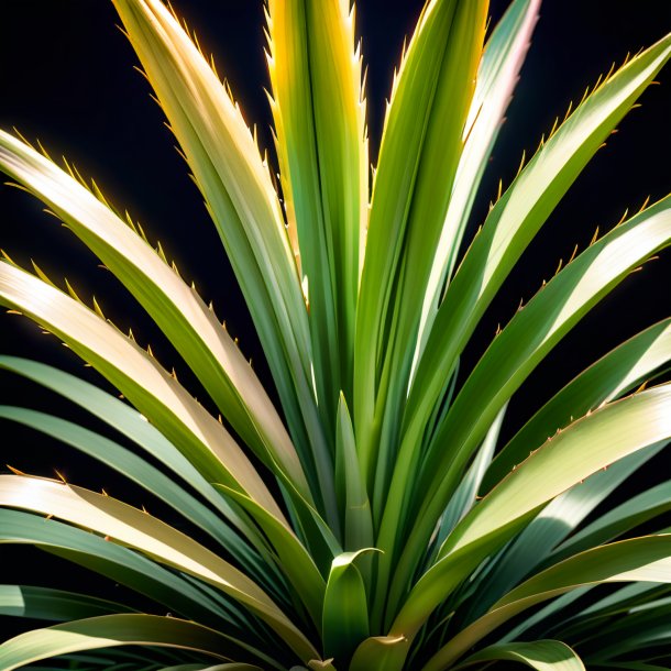 Clipart d'un yucca kaki