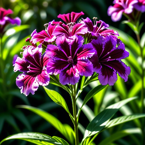 Depicting of a khaki sweet william