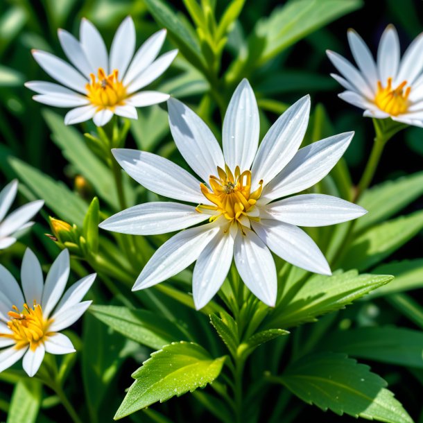 De um branco starwort pic de um branco starwort