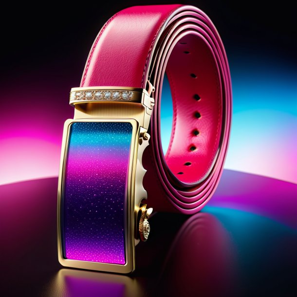 Image of a magenta belt from polyethylene