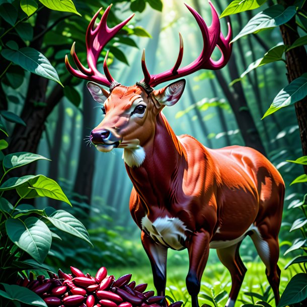 Imagery of a crimson buck-bean