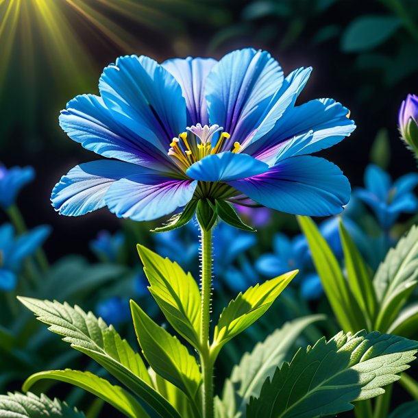 "cliparte d'un gillyflower azure, mahon's"